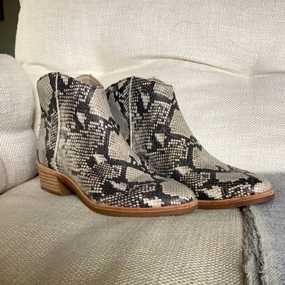 Dolce Vita Python Booties - image 1